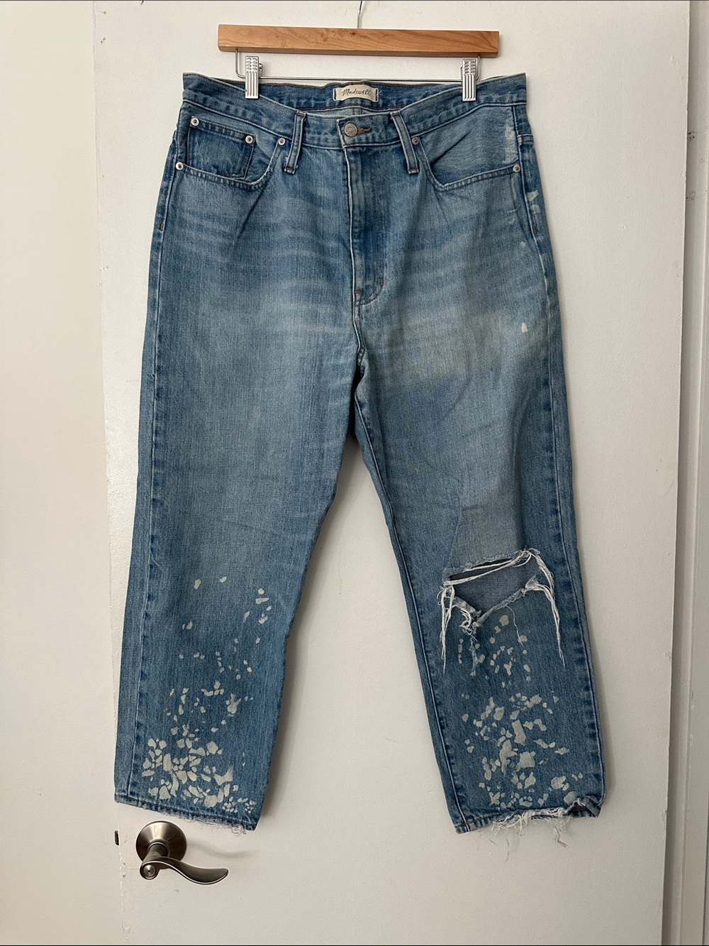 Madewell Light Blue Distressed Women’s Jeans